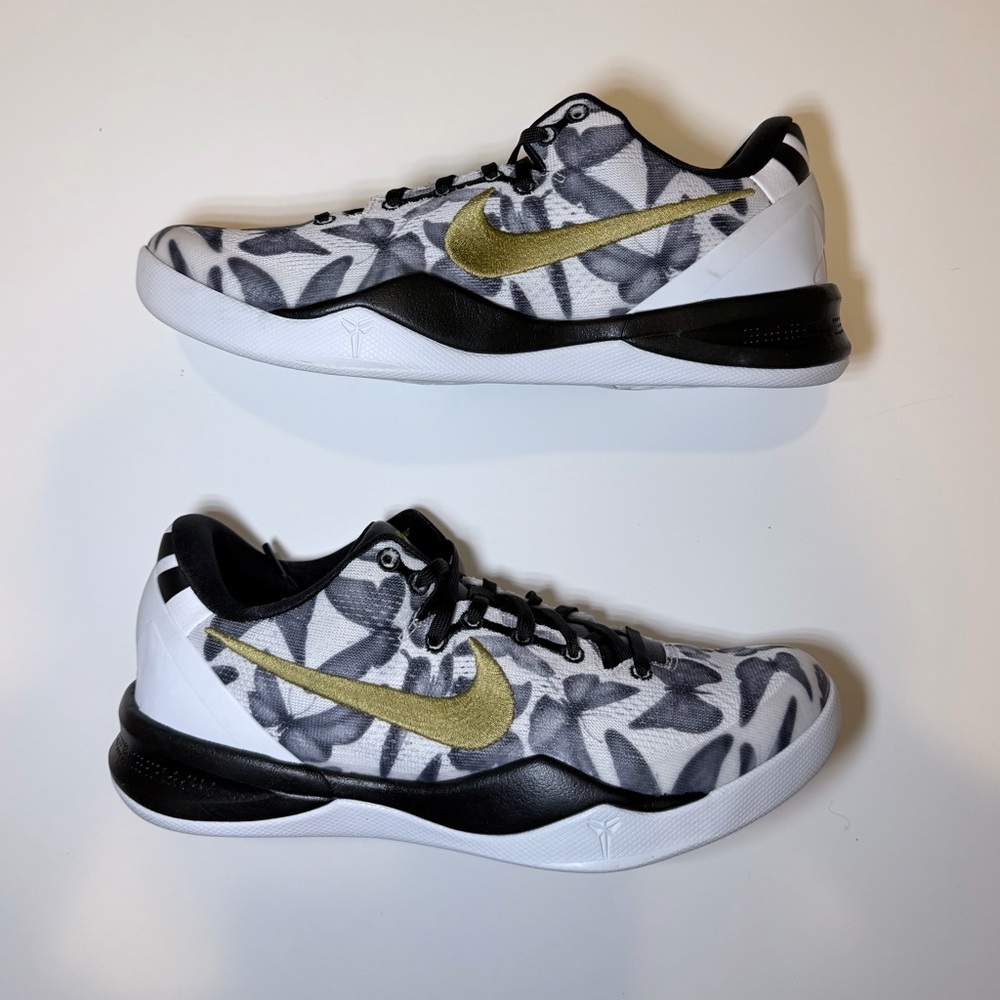 Nike Kobe 8 Protro mambacita size 8.5 White Metallic Gold Black  FV6325 100